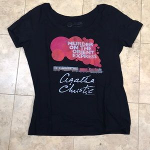 Ladies Out of Print Agatha Christie T-shirt